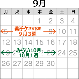 2022年9月の配布予定