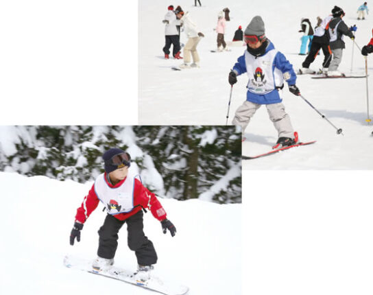 小・中学生の日帰りスキー＆スノーボードスクール