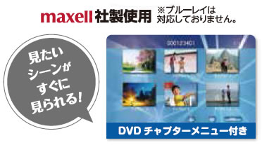 DVDチャプターメニュー付き