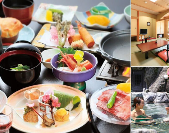 昼神温泉・湯元ホテル阿智川で温泉＆会席満喫　万葉館宿泊プラン