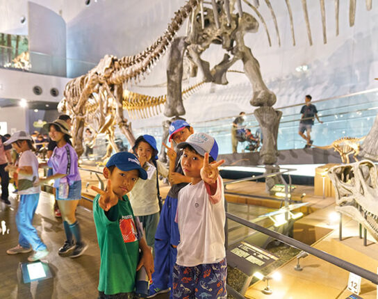 恐竜王国で古代化石発掘体験とリニューアルした恐竜博物館で学ぼう2日間