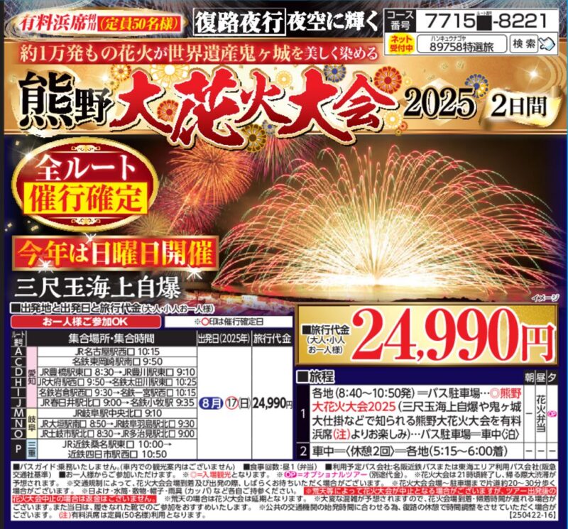 熊野 大花火大会2025