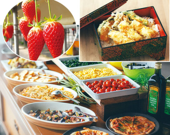 ヤタローアウトレットストア＆春華堂スイーツバンク＆いちご狩り＆縁結びスポット＆浜名湖産うなぎ天重とオードブルビュッフェ