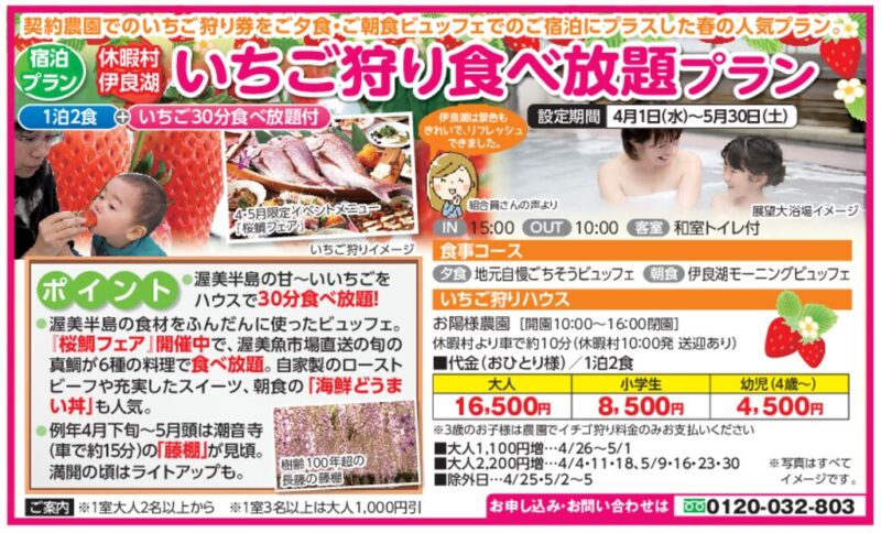 いちご狩り食べ放題プラン