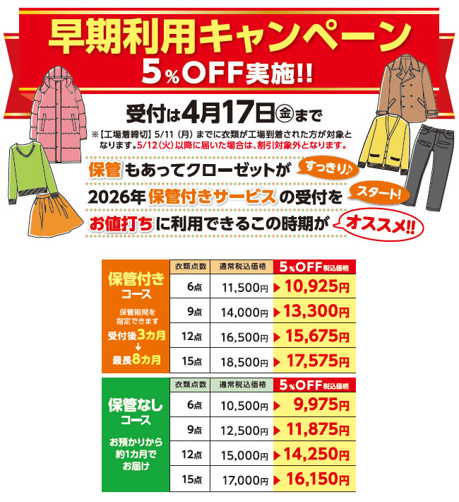宅配クリーニング