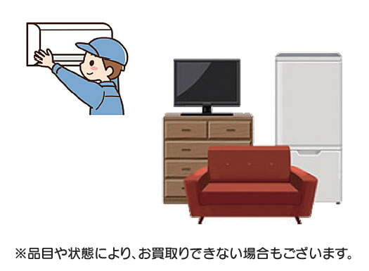 リユース・買取(品目や状態により、お買取りできない場合もございます)